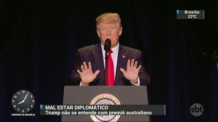 Donald Trump arruma saia justa diplomática com a Austrália
