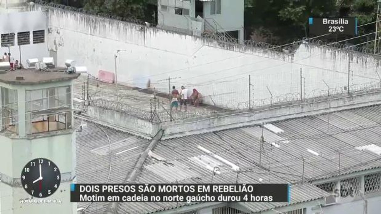 Rebelião em penitenciária gaúcha termina com dois presos mortos