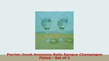 PerrierJouet Anemone Belle Epoque Champagne Flutes  Set of 2 df893f61