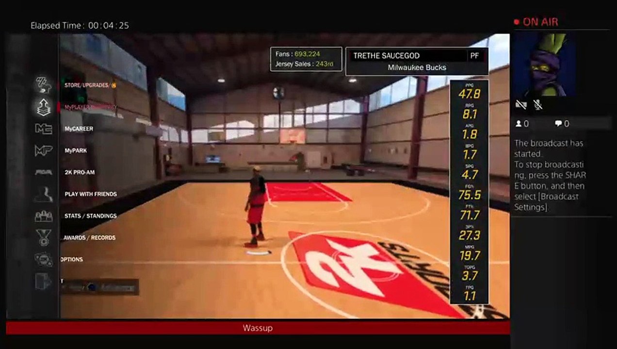 Nba 2k17 Power Forward/Sharpshooter messin around in park (3)