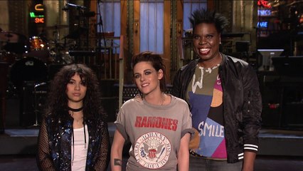 Leslie Jones Is a Big Fan of SNL Host Kristen Stewart & Alessia Cara