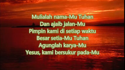 Lirik Lagu Rohani Kristen - Ajar Kami Tuhan