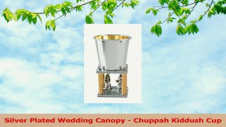 Silver Plated Wedding Canopy  Chuppah Kiddush Cup c0e656ba