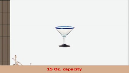 Orion Trading G266CR 15 Oz Cobalt Rim Margarita Glass  6  CS 92df716f