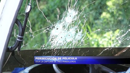 Persecucion de pelicula deja captura de tres pandilleros