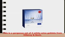 Villeroy  Boch 4Piece Ovid White Wine Goblet Set by Villeroy  Boch 3c9f83ef
