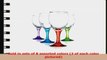 Klikel Carnival 10oz Assorted Colored Wine Glasses Set of 8 7fcc6a41
