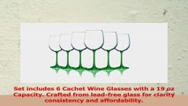 Emerald Green Wine Glasses with Beautiful Colored Stem Accent  19 oz set of 6 fe91f2e1