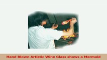 Hand Blown Mermaid Wine Glass by Yurana Designs W321 36d4c537