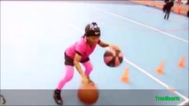 Little Girl Shows Off Amazing Basketball Skills