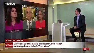 Reporter da Globonews Imitando o Chewbacca ao vivo