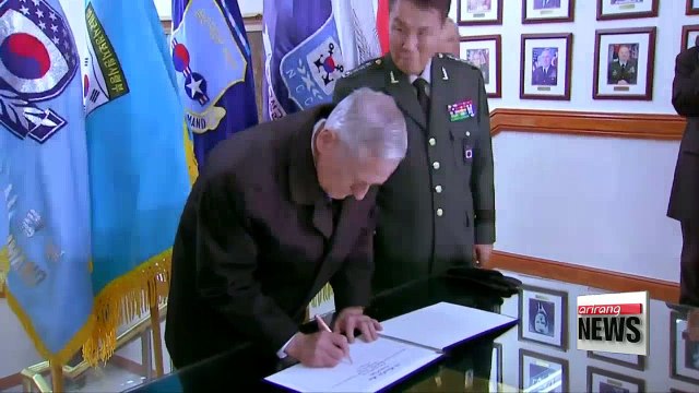 U.S. defense chief James Mattis visits Seoul
