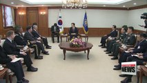 U.S. defense chief emphasizes S. Korea-U.S. alliance against N. Korean threats