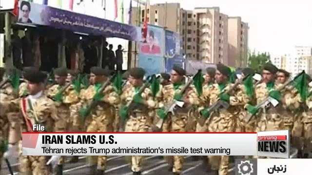 Iran rejects Trump administration's missile test warning