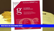 Read Online Number Properties GMAT Preparation Guide (Manhattan GMAT Preparation Guide: Sentence