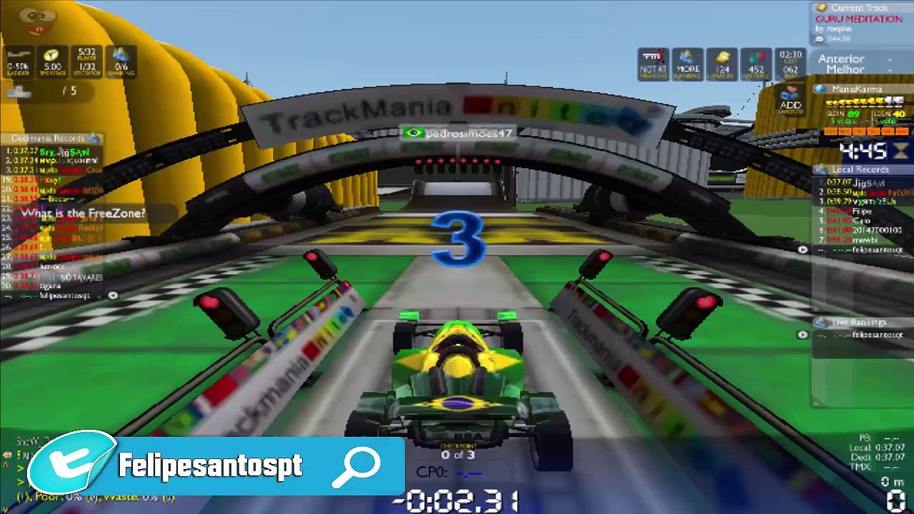 TrackMania multiplayer looping muito dificil Ft Erik Santos