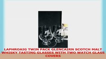 LAPHROAIG TWIN PACK GLENCAIRN SCOTCH MALT WHISKY TASTING GLASSES WITH TWO WATCH GLASS adadf8a6