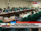 BT: End of contract o Endo, tinalakay sa pagdinig sa Senado