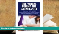 Audiobook  GRE-Verbal Behind The Scenes: Discover BTS of ETS For Ipad
