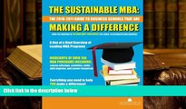 Audiobook  The Sustainable MBA: The 2010-2011 Guide to Business Schools That are Making a