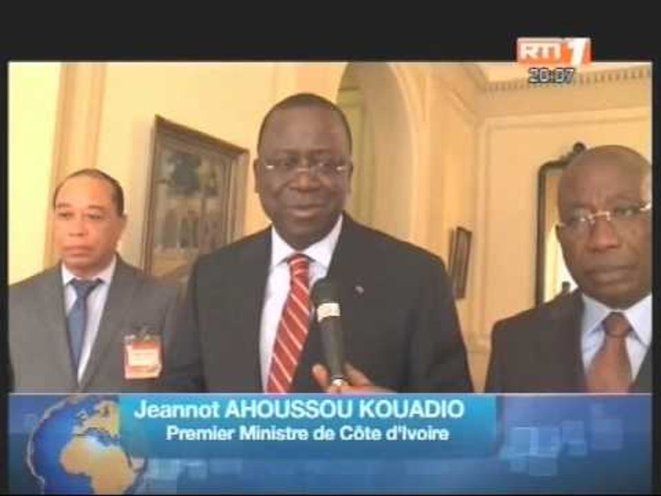 Audience du président bosniaque Bakir Izetbegović a accordée 1er ministre Ahoussou Jeannot