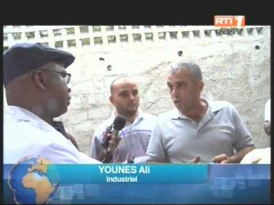 Visite du ministre de l'industrie en zone industrielle de Koumassi