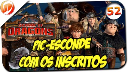 ⭐ School of Dragons 52 - Pic Esconde com os Inscritos - Escola de dragões ⭐
