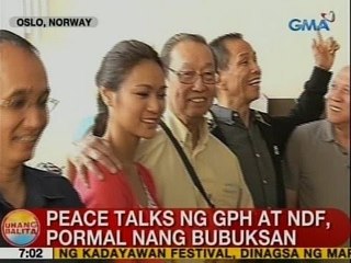 UB: Peace talks ng GPH at NDF, pormal nang bubuksan