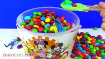 Minnie & Mickey Mouse Candy Bucket Hide & Seek Surprise Toys Angry Birds Finding Dory Zootopia