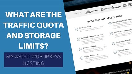 WP Hosting - What Are The Traffic Quotas And Storage Limits?