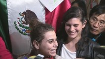 Joven refugiada siria llega a México como parte del Proyecto Habesha