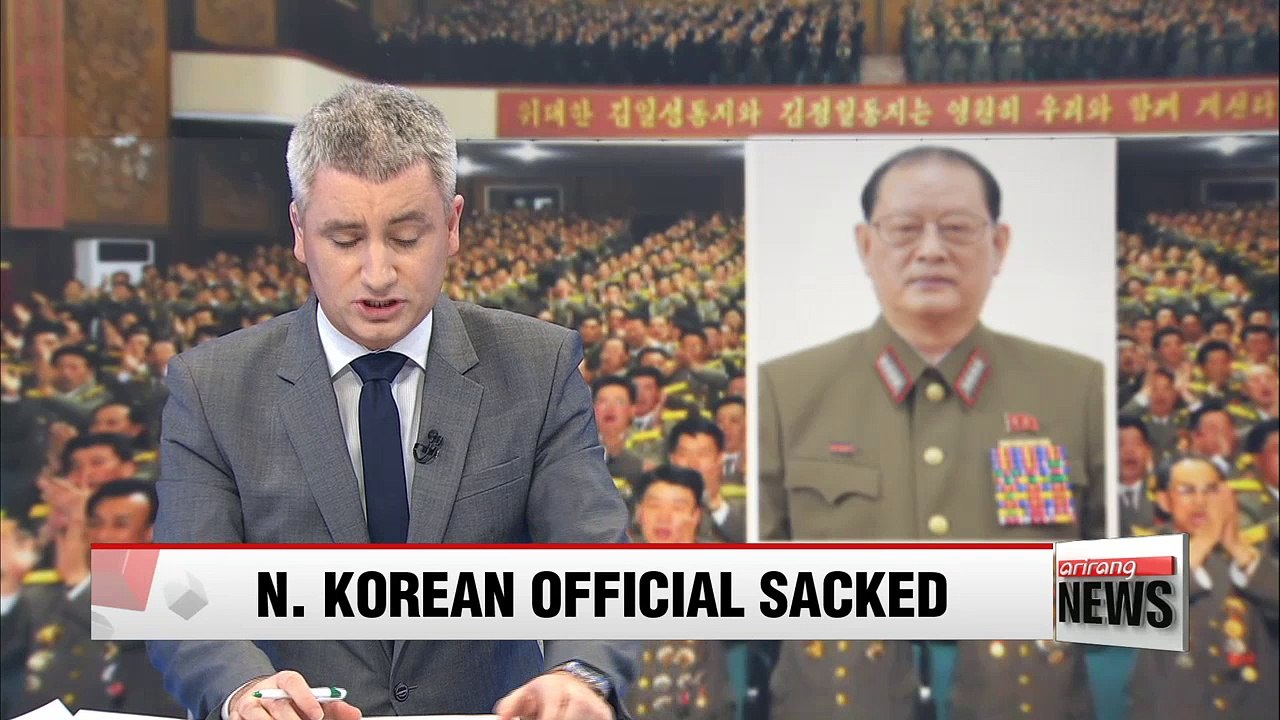Kim Won-hong, head of North Korean spy agency, sacked last month