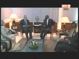 Le ministre de l'intérieur Hamed Bakayoko s'est entretenu avec des ambassadeurs