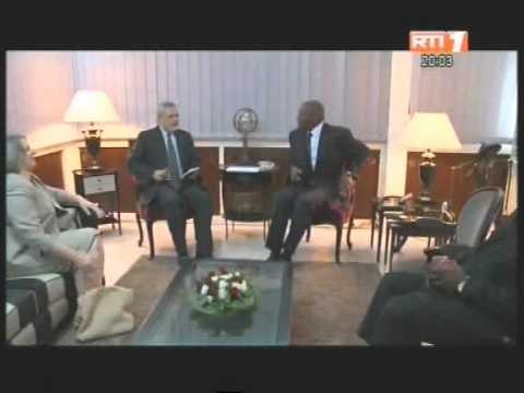 Le ministre de l'intérieur Hamed Bakayoko s'est entretenu avec des ambassadeurs