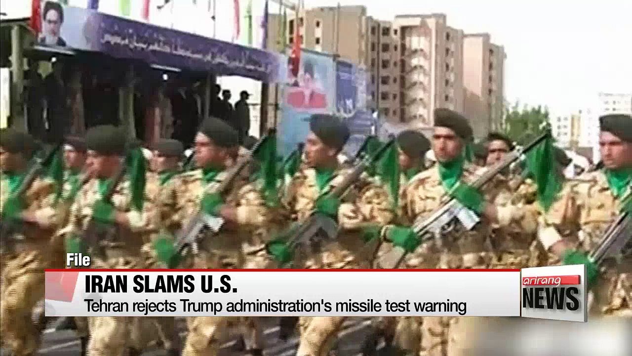 Iran rejects Trump administration's missile test warning