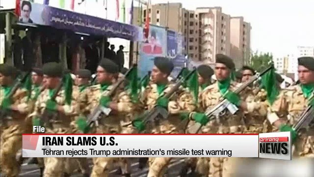 Iran rejects Trump administration's missile test warning