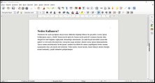 7 Ders - LibreOffice Write belirlenen alanda metin kopyalama
