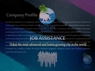 Dubai Job Assistance In Thrissur | Tours And Travels Kerala