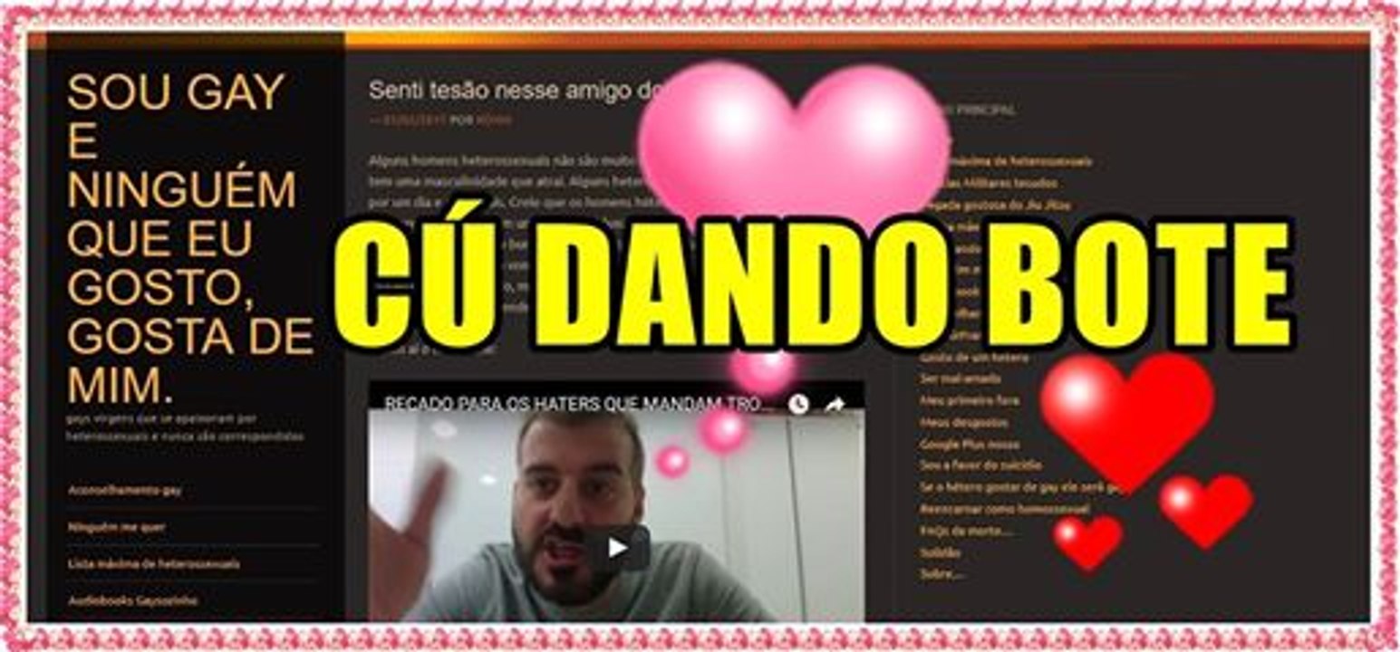FÃ GAY ESTÁ COM O CÚ DANDO BOTE