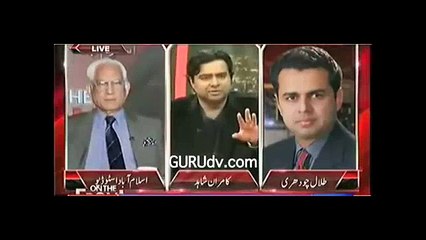 Abusive Fight B-w Talal Chuadhary And Ahmed Raza Qasuri..