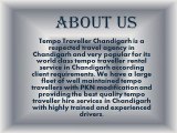 Hire Tempo Traveller in Chandigarh, 9 Seater Tempo Traveller Rental Chandigarh