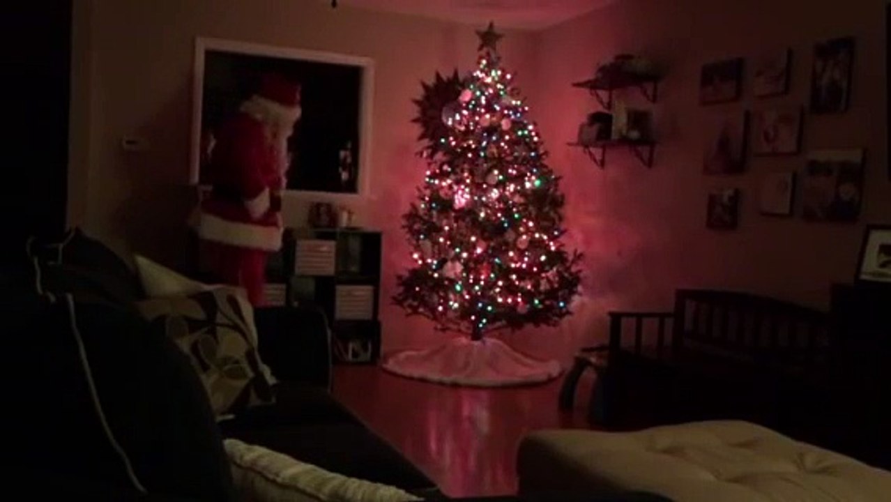 Santa caught on camera