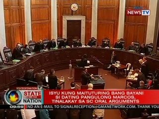 SONA: Isyu kung matuturing bang bayani si dating Pang. Marcos, tinalakay sa SC oral arguments