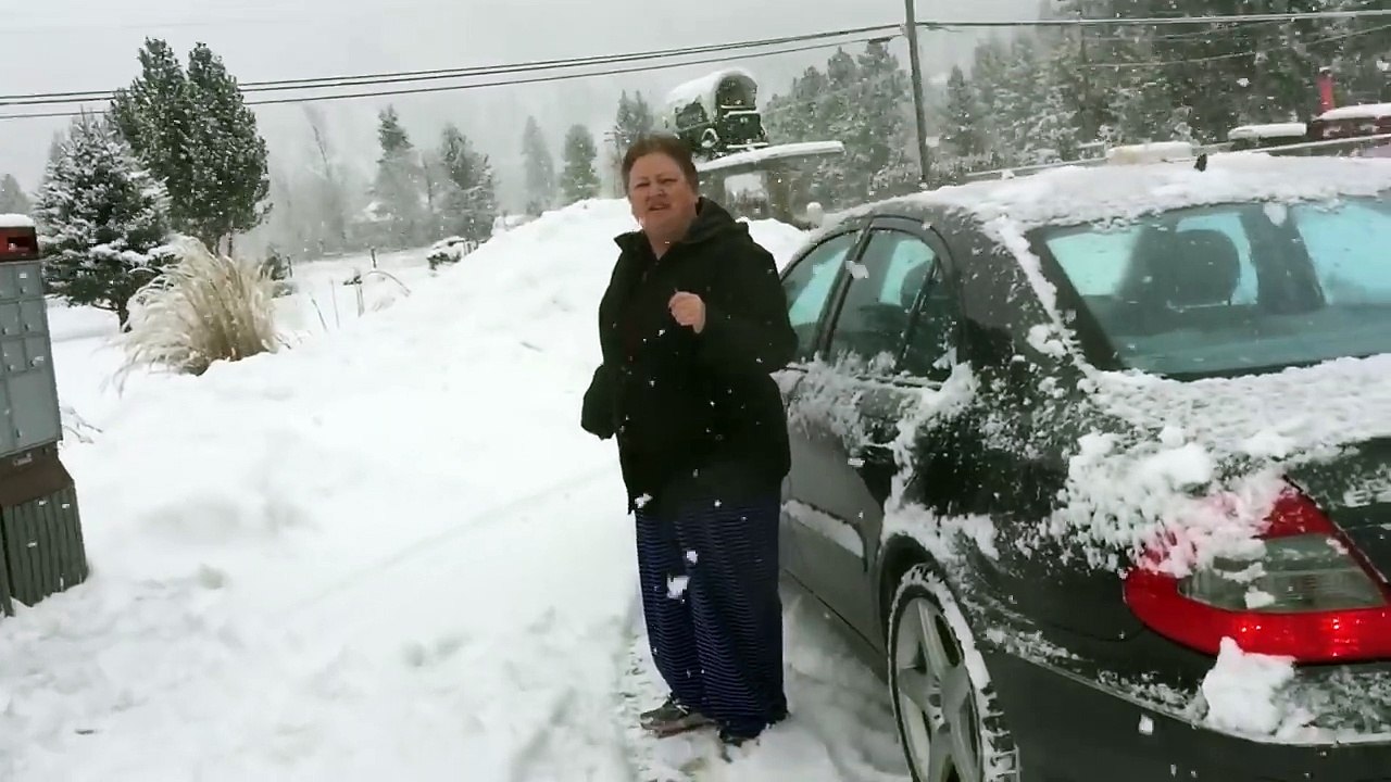 Surprising my Mom for Christmas.
