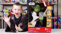 Star Wars Legendary Yoda The Force Awakens Toy for Kids Review by Kinder Playtime