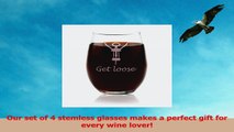 Engraved Corkscrew Themed Stemless Wine Glasses  Set of 4 322f68b6
