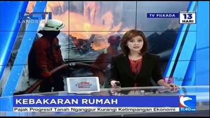 Kebakaran Landa Puluhan Rumah di Cengkareng