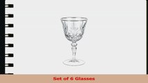 Lorren Home Trends Dynasty Collection Crystal Red Wine Glass with Silver Band Set of 6 30b6d7bd