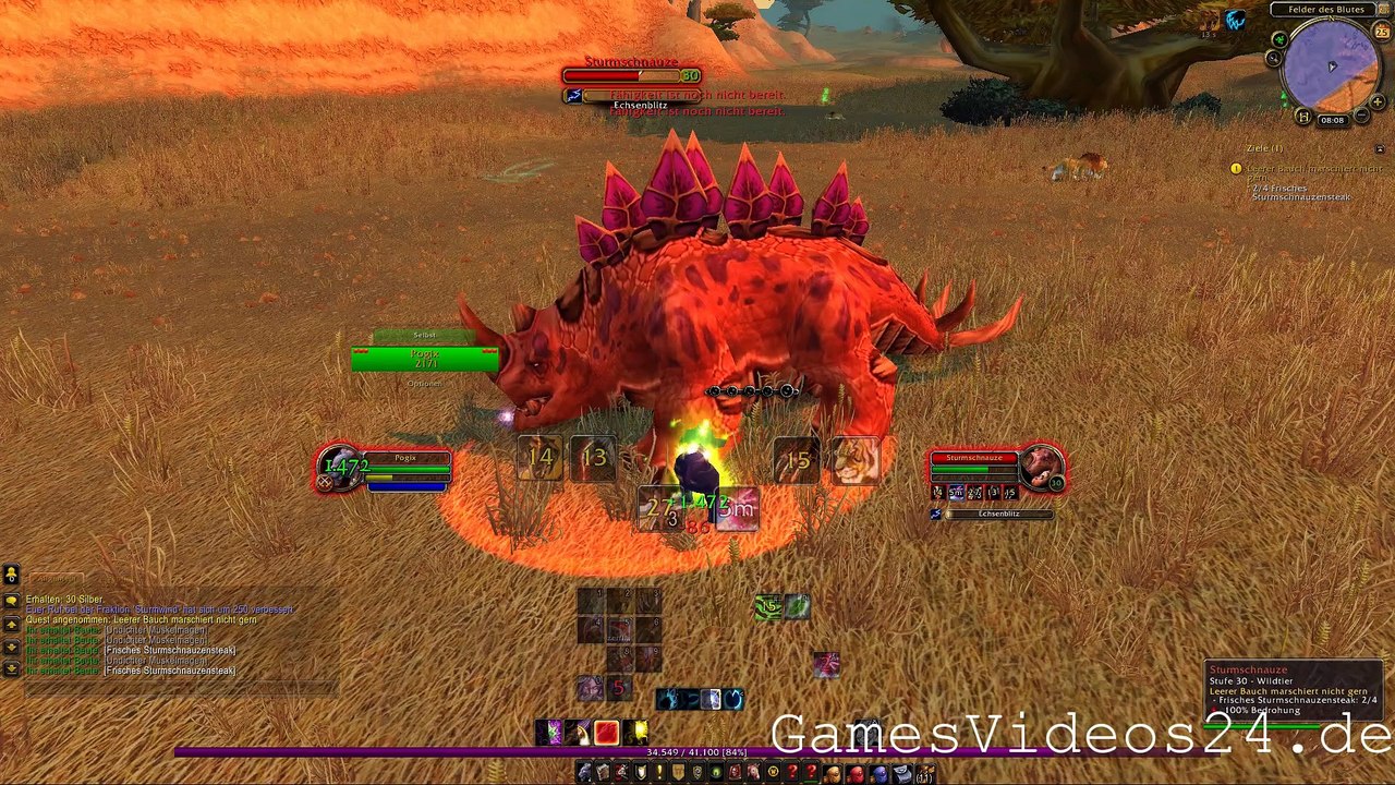 World of Warcraft Quest: Leerer Bauch marschiert nicht gern