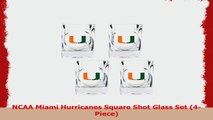 NCAA Miami Hurricanes Square Shot Glass Set 4Piece 0c2ba3bc